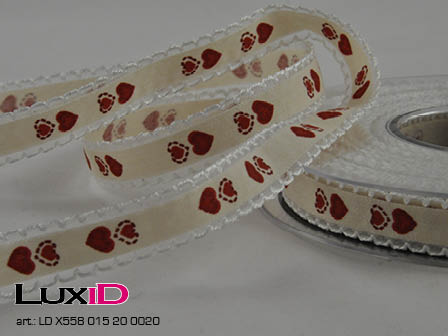 Miniherzen 20 rood 15mm x 20m